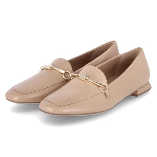 HÖGL Damen Slipper Loafer Beige Gold Glattleder, Farbauswahl:braun, 9999-englisch-eu-mapping:40,5 HÖGL Damen Slipper Loafer Beige Gold Glattleder, Farbauswahl:braun, 9999-englisch-eu-mapping:40,5 von HÖGL