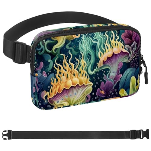 Sea Slug Laufgürtel, Workout-Gürtel für Handy, Geld, Schlüssel, Reisepass, Bankkarte, verstellbar, für Damen und Herren, Reise-Hüfttasche, Tasche für Läufer, Mehrfarbig 09, 1.5x9.0x5.9in/4x23x15cm Sea Slug Laufgürtel, Workout-Gürtel für Handy, Geld, Schlüssel, Reisepass, Bankkarte, verstellbar, für Damen und Herren, Reise-Hüfttasche, Tasche für Läufer, Mehrfarbig 09, 1.5x9.0x5.9in/4x23x15cm von HOHODIY