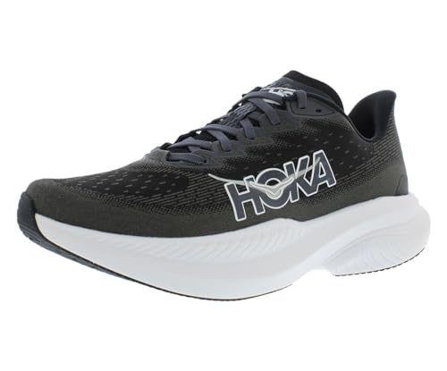 HOKA ONE ONE Mach 6 Herrenschuhe, Schwarz/Weiß, 41 EU von HOKA ONE ONE