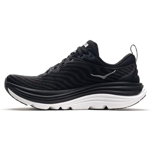 Hoka Herren Medium Gaviota 5 Gymnastikschuh, Schwarz/Weiß, 42 2/3 EU von Hoka