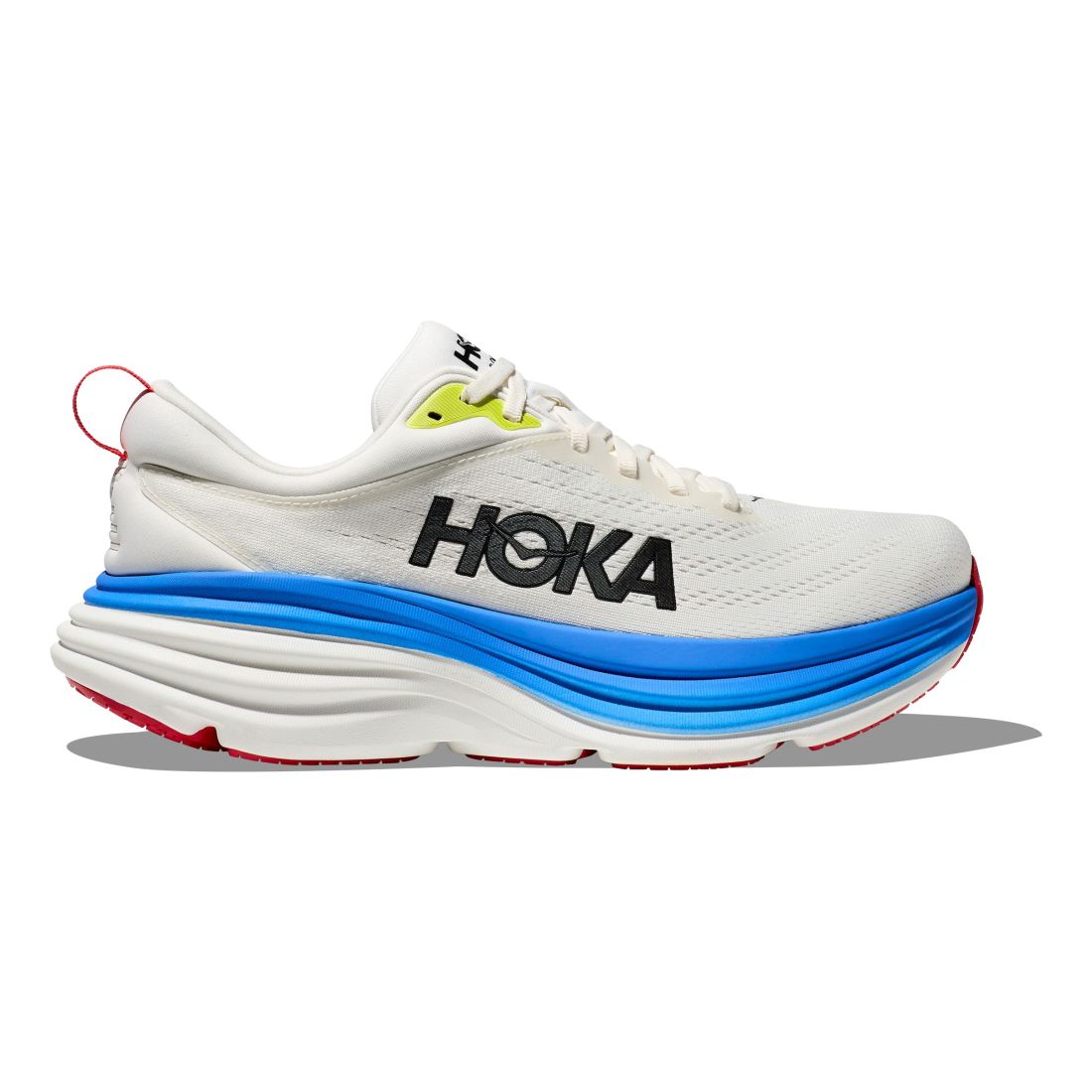 Hoka BONDI 8 WIDE Herren Laufschuhe weiß Gr. 46 von HOKA