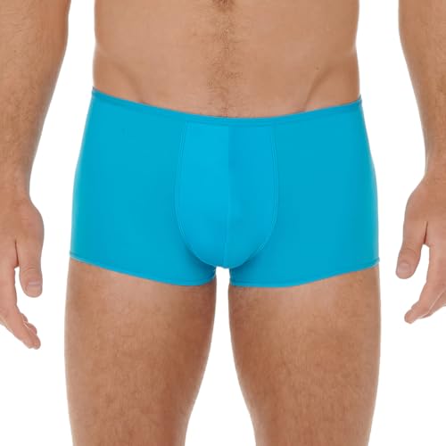 HOM Herren Boxer Court Plumes Hipster-Höschen, Turquoise, M von HOM