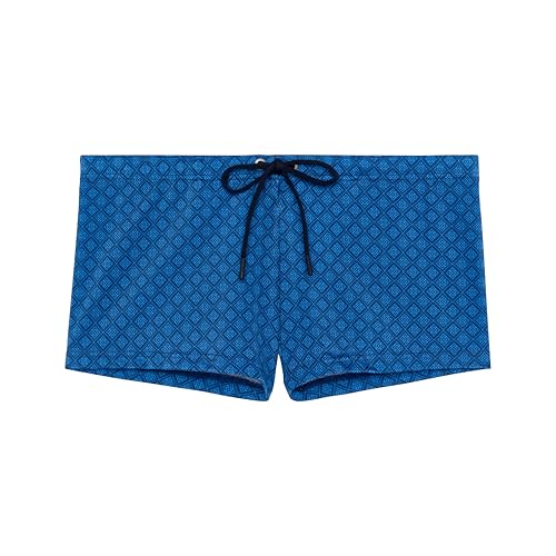 HOM Herren Boxer De Bain Hendaye Schwimm-Slips, Blue Print, 50 HOM Herren Boxer De Bain Hendaye Schwimm-Slips, Blue Print, 50 von HOM
