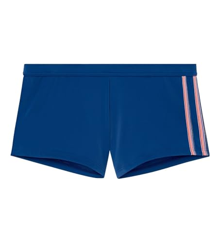 Hom Herren Badehose Nautical Cup Swim Trunks, Marineblau gestreiftes Band, 50 Hom Herren Badehose Nautical Cup Swim Trunks, Marineblau gestreiftes Band, 50 von HOM