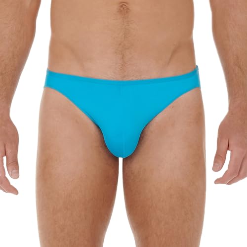 Hom Herren Slip mit Micro Federn Slips, türkis, XL von Hom