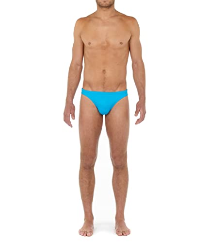 WUKX Herren Micro Sea Life Badehose Swim Briefs, türkis, XXL von HOM