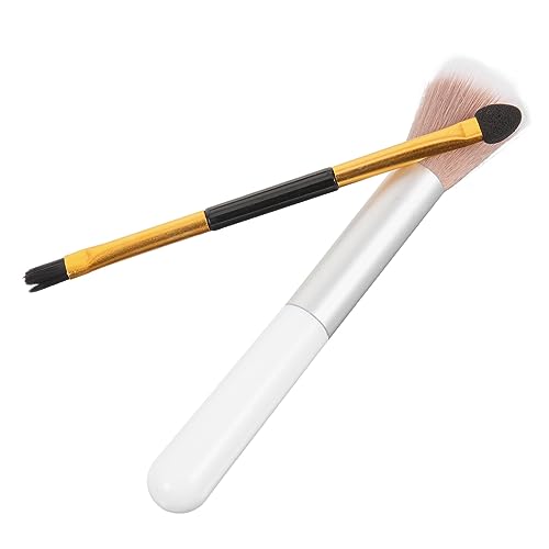 HOMSFOU 2st Make-up Pinsel Doppelseitiger Kosmetikpinsel Make-up-pinsel Für Gesicht Augenpinsel Make-up-lidschattenpinsel Make-up-pinsel Für Mädchen Pinsel Mit Holzgriff Für Make-up Bürste von HOMSFOU