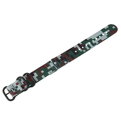 HOMSFOU Camouflage Uhrenarmband Nylon-armband Uhrenarmbänder Aus Silikon Für Herren Smarte Uhren Hüllen Für Männer Nylon-uhrenarmbänder Für Herren Mann Herrenuhr Yuhua Verdicken Plastik S3 von HOMSFOU