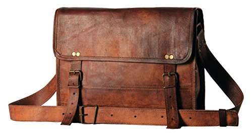 HONEY LEATHER EXPORTERS , Umhängetasche Braun braun 10X13 von HONEY LEATHER EXPORTERS