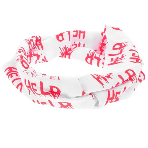 HONITANO Spooky Halloween Haarband Für Frauen Elastisches Stirnband Mit Blutigen Drucken Party-haaraccessoires Für Halloween-kostüme Und Festlichkeiten Stilvolles Design Und Bequeme HONITANO Spooky Halloween Haarband Für Frauen Elastisches Stirnband Mit Blutigen Drucken Party-haaraccessoires Für Halloween-kostüme Und Festlichkeiten Stilvolles Design Und Bequeme von HONITANO