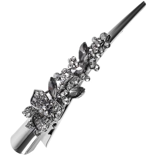 HONMEET Dekorative Haarspangen Mit Strasssteinen Aus Metall Haar-bling Für Damen Krokodilklemmen Für Feines Haar Party-accessoire HONMEET Dekorative Haarspangen Mit Strasssteinen Aus Metall Haar-bling Für Damen Krokodilklemmen Für Feines Haar Party-accessoire von HONMEET