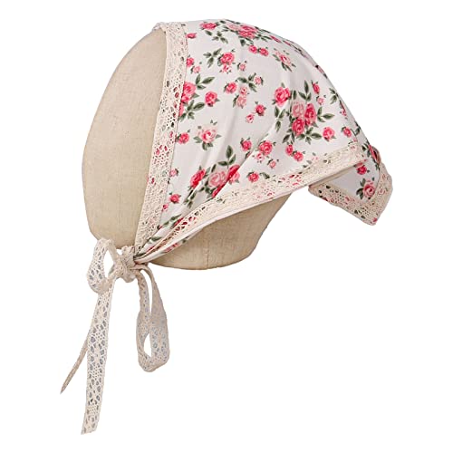 Blumen Haarbandanas Für Mädchen Blumen Bandana Stirnband Damen Kopftuch Kinder Blumen Haarschal Bandana Stirnband von HOOLRZI