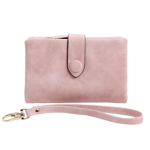 HOOLRZI Leder-Geldbörse, großes Fassungsvermögen, PU-Leder, Bifold-Geldbörse/Kreditkartenhalter für Herren, Damen, Damen, Clutches, Münzgeldbörsen von HOOLRZI