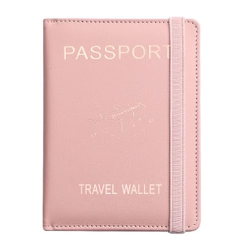 HOOLRZI Reisepasshülle, stilvolle Reisepass-Geldbörse mit Mehreren blockierenden Kartenfächern, halten Sie Ihre Dokumente organisiert und sicher von HOOLRZI