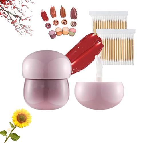 Blurring Pudding Pot Lip, Free Lip And Cheek Blurry Pudding Pot, Free Pudding Pot Lip, Free Blurry Pudding Pot Lip, Non-Sticky Glossy Tinted Lip Balm, Waterproof Lipstick Glowing Lips (C) von HOPASRISEE