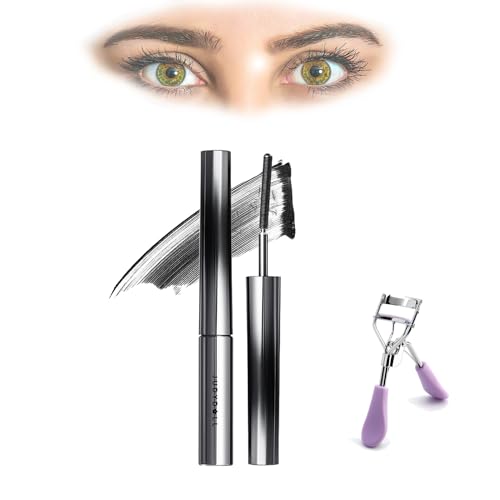 Judydoll Mascara,Judy Doll Mascara,Judy Doll Iron Brush Mascara,Judydoll - 3D Curling Eyelash Iron Mascara, Judydoll Iron Mascara,Judydoll Iron Strong Mascara (Slightly Curved Black) von HOPASRISEE