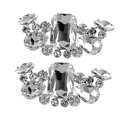 HORIALENCE 2Stücke Glänzende Kristallschuhschnalle Schuhclip für Brautschuhe Dekorative Schuhclipsschnalle für Hochzeit Schuhdekoration für Damen HORIALENCE 2Stücke Glänzende Kristallschuhschnalle Schuhclip für Brautschuhe Dekorative Schuhclipsschnalle für Hochzeit Schuhdekoration für Damen von HORIALENCE