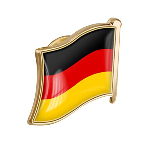 HORIALENCE Deutschland Flaggenbrosche Männer Reverspin Metall Krawattennadel für Patriotische Anlässe und Alltagskleidung HORIALENCE Deutschland Flaggenbrosche Männer Reverspin Metall Krawattennadel für Patriotische Anlässe und Alltagskleidung von HORIALENCE