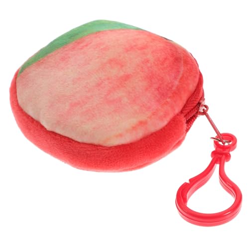 HORIALENCE Cartoon Mini Geldbörse Aus Plüsch Fuzzy Obst Reißverschluss-münzbeutel Mit Schlüsselanhänger Für Mädchen Wasser-melonen Und Erdbeer-Design Für Kleingeld Und Lippenstift HORIALENCE Cartoon Mini Geldbörse Aus Plüsch Fuzzy Obst Reißverschluss-münzbeutel Mit Schlüsselanhänger Für Mädchen Wasser-melonen Und Erdbeer-Design Für Kleingeld Und Lippenstift von HORIALENCE