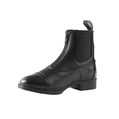 HORZE Damen Reitstiefelette Wexford, Jodhpur Stiefel mit Reißverschluss, Schwarz, 37 von HORZE