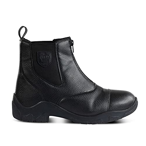 HORZE Damen Winter Reitstieflette Idaho, Winterreitschuhe gefüttert, Schwarz, 36 von HORZE