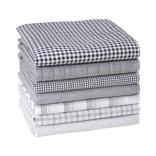 HOULIFE Herren Taschentücher - Weiche Baumwolle Klassisches Kariertes Taschentuch Set, Anzug Einstecktuch, Schwarz HOULIFE Herren Taschentücher - Weiche Baumwolle Klassisches Kariertes Taschentuch Set, Anzug Einstecktuch, Schwarz von HOULIFE