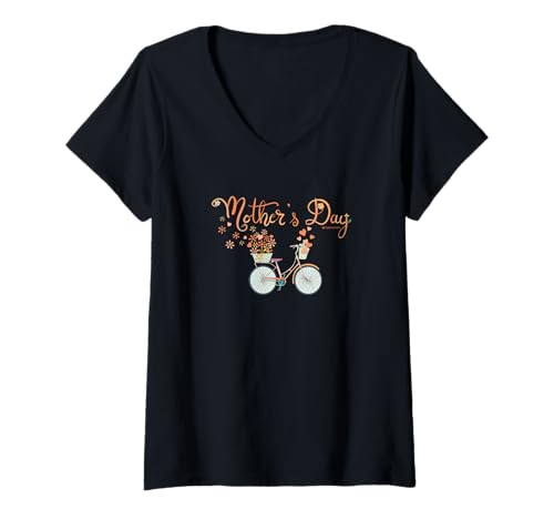 Damen Am Muttertag T-Shirt mit V-Ausschnitt Damen Am Muttertag T-Shirt mit V-Ausschnitt von HOUSE OF TURNOWSKY APPAREL