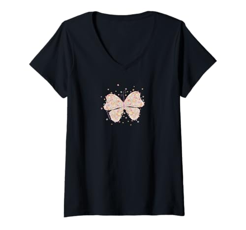 Damen Born to Fly T-Shirt mit V-Ausschnitt Damen Born to Fly T-Shirt mit V-Ausschnitt von HOUSE OF TURNOWSKY APPAREL