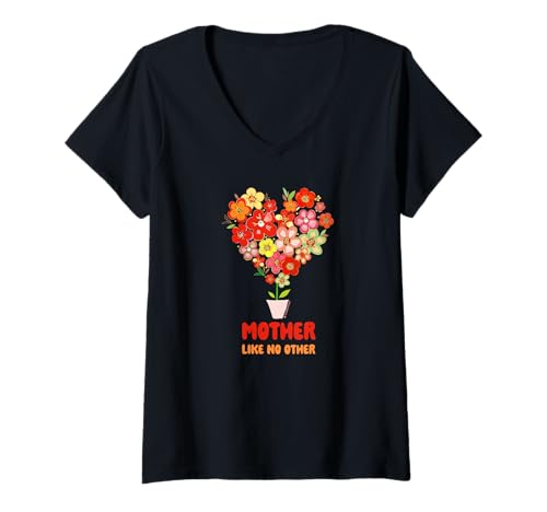 Damen Eine Mutter wie keine andere T-Shirt mit V-Ausschnitt Damen Eine Mutter wie keine andere T-Shirt mit V-Ausschnitt von HOUSE OF TURNOWSKY APPAREL