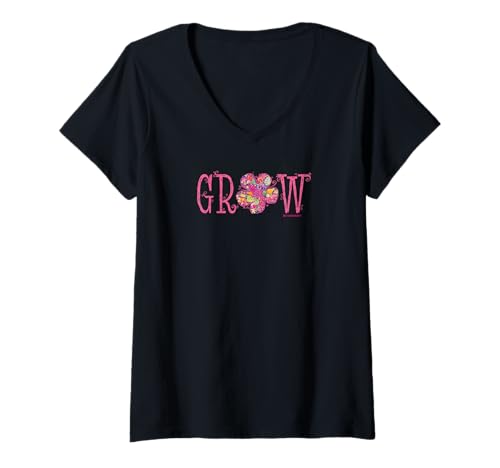 Damen Grow T-Shirt mit V-Ausschnitt Damen Grow T-Shirt mit V-Ausschnitt von HOUSE OF TURNOWSKY APPAREL
