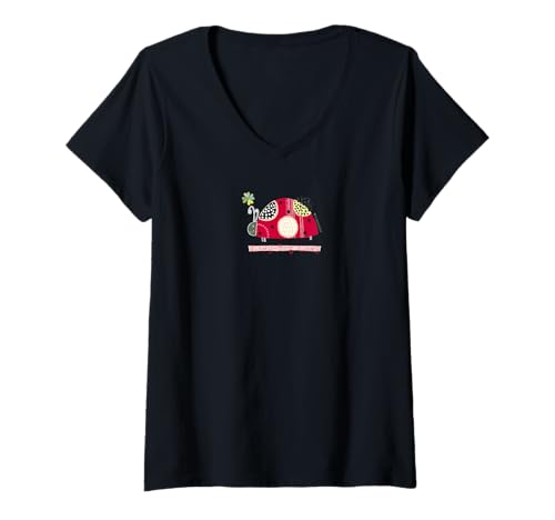 Damen Lady-Bug Lady T-Shirt mit V-Ausschnitt Damen Lady-Bug Lady T-Shirt mit V-Ausschnitt von HOUSE OF TURNOWSKY APPAREL