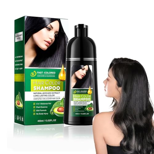 Black Hair Dry Shampoo,Haarfarbe,HaarfäRbeshampoo,Graue Haare Abdecken,ArganöL Essenz Black Hair Dye Shampoo 3in1,400ml,Einfach & Schnell,Semi-Permanent Schwarze Haarfarbe FüR MäNner & Frauen Black Hair Dry Shampoo,Haarfarbe,HaarfäRbeshampoo,Graue Haare Abdecken,ArganöL Essenz Black Hair Dye Shampoo 3in1,400ml,Einfach & Schnell,Semi-Permanent Schwarze Haarfarbe FüR MäNner & Frauen von HOUSN
