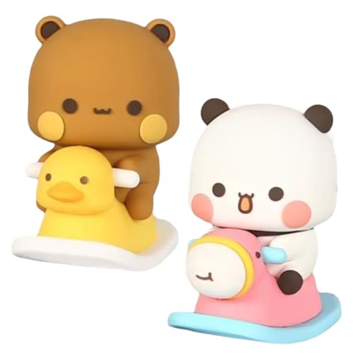 HQRKOTM 2 Stück Bubu Dudu Schwingstatuette, bubu dudu gadgets Cartoon Panda Statue, Dekoration für Auto Büro Schreibtisch Kinderzimmer HQRKOTM 2 Stück Bubu Dudu Schwingstatuette, bubu dudu gadgets Cartoon Panda Statue, Dekoration für Auto Büro Schreibtisch Kinderzimmer von HQRKOTM