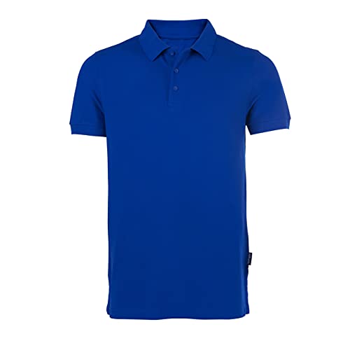 HRM Herren Heavy Polo, royalblau, Gr. M I Premium Polo Shirt Herren aus 100% Baumwolle I Basic Polohemd bis 60°C waschbar I Hochwertige & nachhaltige Herren-Bekleidung I Workwear von HRM