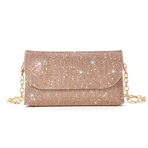 Abendtasche Glitzernd Braut Party Abschlussball Hochzeit Handtasche Umhängetasche Abnehmbare Geldbörse Abendtasche Glitzernd Braut Party Abschlussball Hochzeit Handtasche Umhängetasche Abnehmbare Geldbörse von HRODA