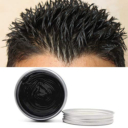 Das Natürliche Einmal haarwachs Unisex Temporäre Haarfarbe Wachs Einmal Mit Sauberem Wasser für Partys Cosplay Halloween (schwarz) von HTRUIYATY