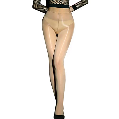 HTRUIYATY 8D Glanz Transparente Strumpfhose Strumpfhosen Für Leggings Nylonstrumpfhose Damen Sexy von HTRUIYATY