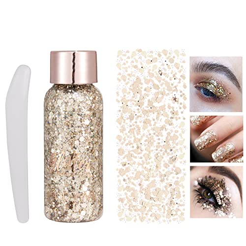 KöRper Glitzer Gel Glitter Liquid Face Body Glitter Gel Festival Glitter Mermaid Sequins Chunky Glitter Liquid Gesicht Haar Make-up Long Lasting Sparkling Mit 1 LöFfel Braun KöRper Glitzer Gel Glitter Liquid Face Body Glitter Gel Festival Glitter Mermaid Sequins Chunky Glitter Liquid Gesicht Haar Make-up Long Lasting Sparkling Mit 1 LöFfel Braun von HTRUIYATY