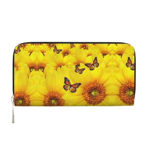 HTTUP Gelbe Blumen Schmetterlinge Druck Casual Clutch Geldbörse Handbrieftasche für Frauen Kapazität Geldbörse stilvoll reisefreundlich Schwarz Einheitsgröße Kunst, Schwarz, One Size, Kunst HTTUP Gelbe Blumen Schmetterlinge Druck Casual Clutch Geldbörse Handbrieftasche für Frauen Kapazität Geldbörse stilvoll reisefreundlich Schwarz Einheitsgröße Kunst, Schwarz, One Size, Kunst von HTTUP