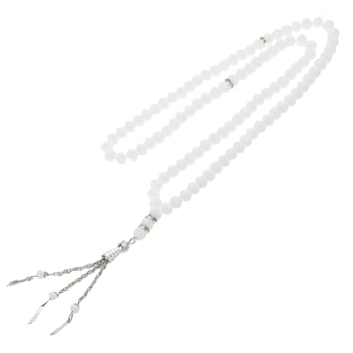 HUANIZI 9 Farben 99 Perlen Kristall Seil Kette Charm Religiöse Tasbih Gebetskette Armband Damen Herren Schmuck von HUANIZI