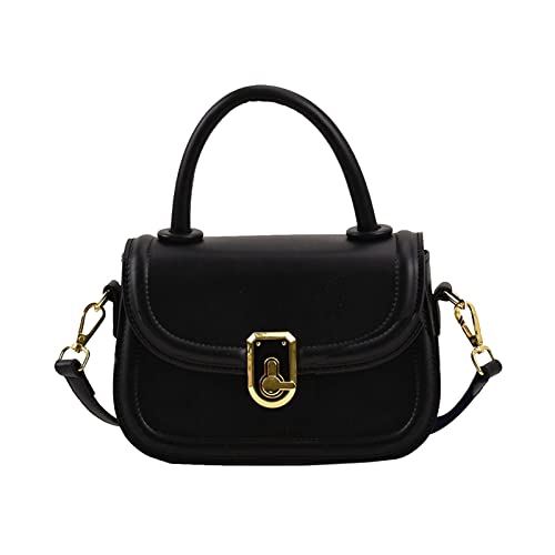 HUANIZI Damen-Umhängetasche, modisch, lässig, Outdoor-Tasche, PU-Leder, Damen-Handtasche, Kuriertasche, Umhängetasche, Schwarz, AS THE PIC SHOW von HUANIZI