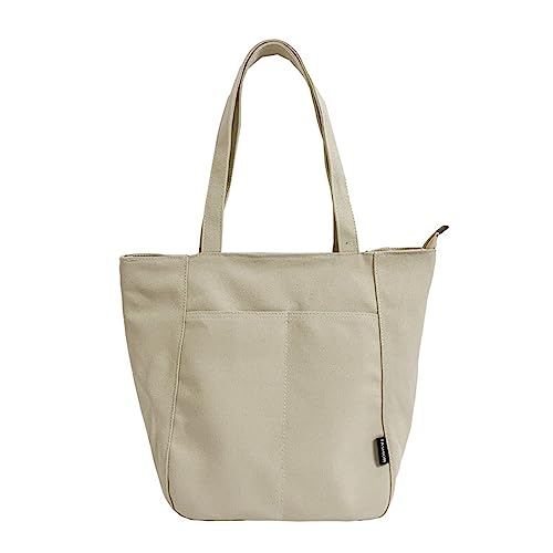 HUANIZI Große Kapazität, stilvolle Umhängetasche, Handtasche für Damen, Kuriertasche, Umhängetasche, Beige, 42x18x34cm von HUANIZI