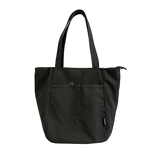 HUANIZI Große Kapazität, stilvolle Umhängetasche, Handtasche für Damen, Kuriertasche, Umhängetasche, Schwarz , 42x18x34cm von HUANIZI