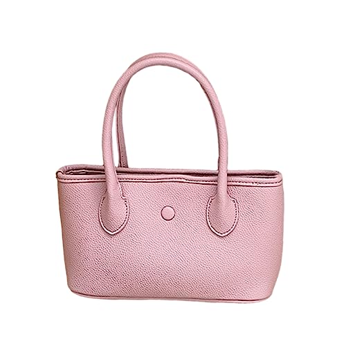 HUANIZI PU-Tasche, Freizeittasche, große Kapazität, Schultertasche für Mädchen und Frauen, einfarbig, trendige Tasche, Crossbody, Hobo-Handtasche, PK, 29x16x11.5cm, Shoulder Strap: 126cm von HUANIZI