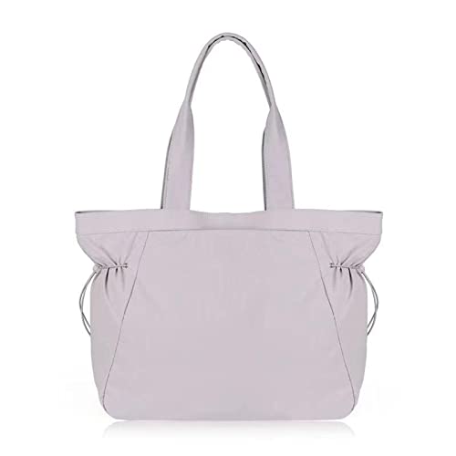 HUANIZI Side-Cinch Shopper Turnbeutel Leichte Schultertasche Reisetasche für Damen Handtasche Einkaufstasche, Grau, AS THE PIC SHOW von HUANIZI