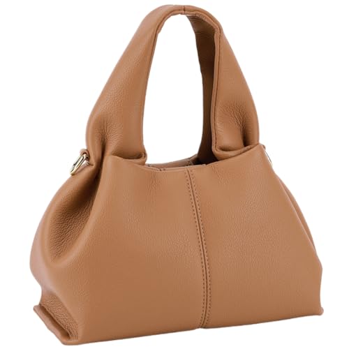 HUAOLAWQ Weiche Cloud-Tasche, PU-Leder, Knödel-Clutch, Geldbörse, Schultertasche für Damen (grün) von HUAOLAWQ