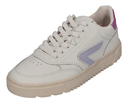 HUB Footwear Damen Sneakers Duke L31 Off White Lil pur, Größe:37 EU von HUB