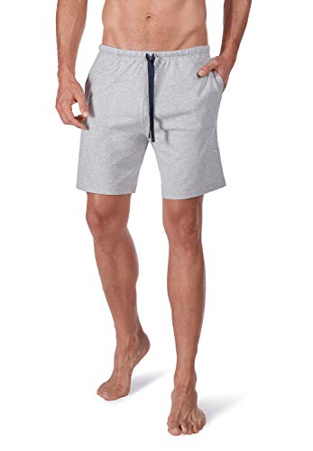 HUBER Herren Hose kurz Schlafanzughose, Grau (Sport Grey 9612), Medium (Herstellergröße: M) von HUBER