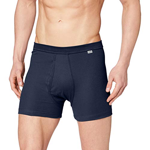 Huber Herren Pant kurzes Bein mit Eingriff Hipster, Blau (Marine 0386), Medium (Herstellergröße: M) von HUBER