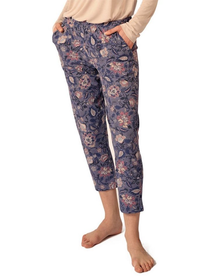 HUBER Loungehose Damen Hose 7/8 hautnah Night Basic Selection (Stück, 1-tlg) - von HUBER